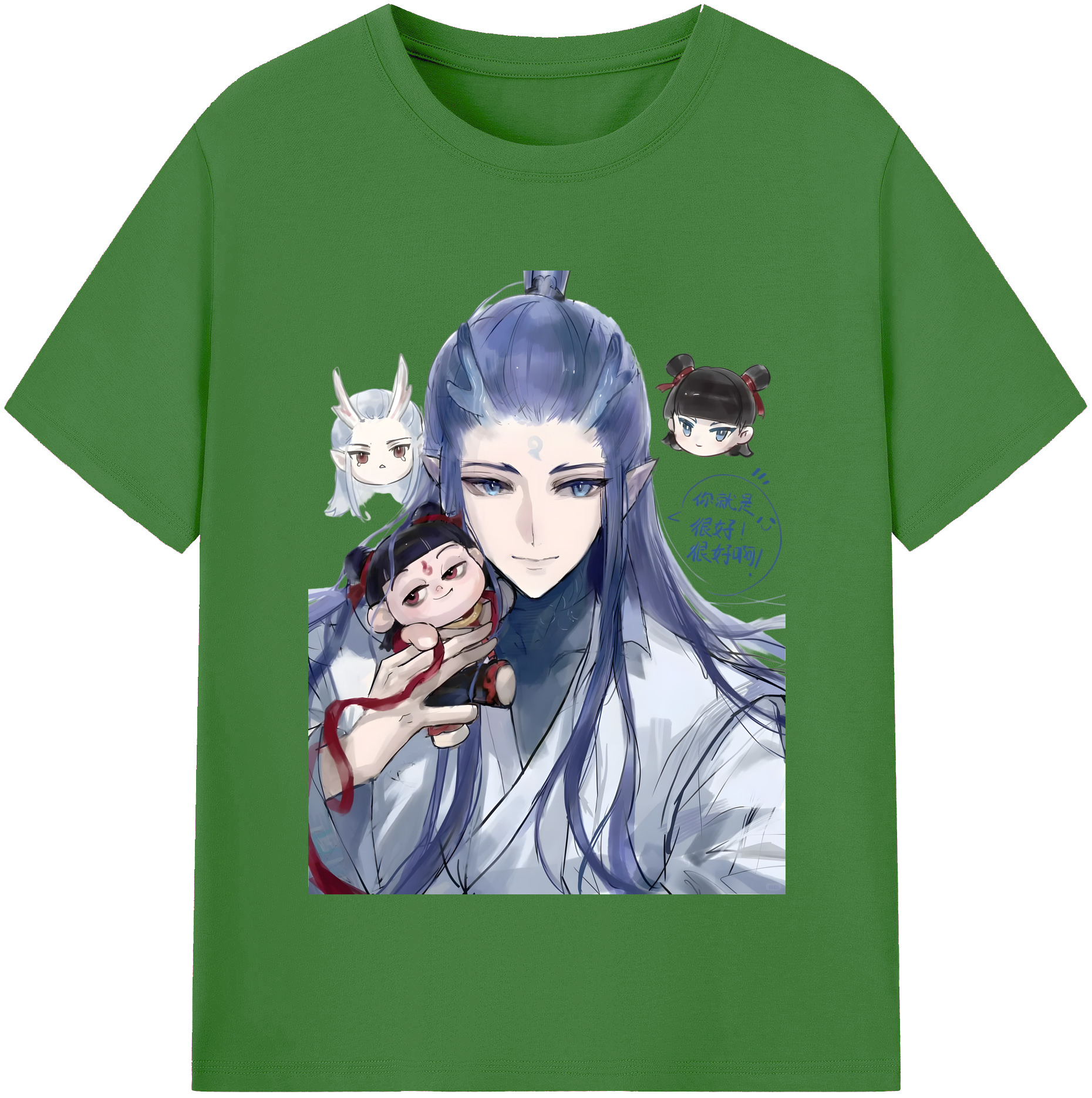 （画像用） Ne Zha 2 ナタ 魔童の大暴れ レディースカジュアルプリントTシャツ（綿100％）